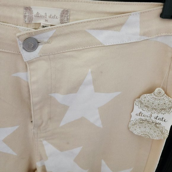 SOLD ! Altar'd State star printed bellbottom flared pants - Picture 4 of 4